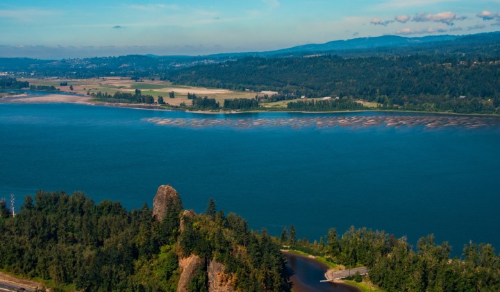 Columbia River westward