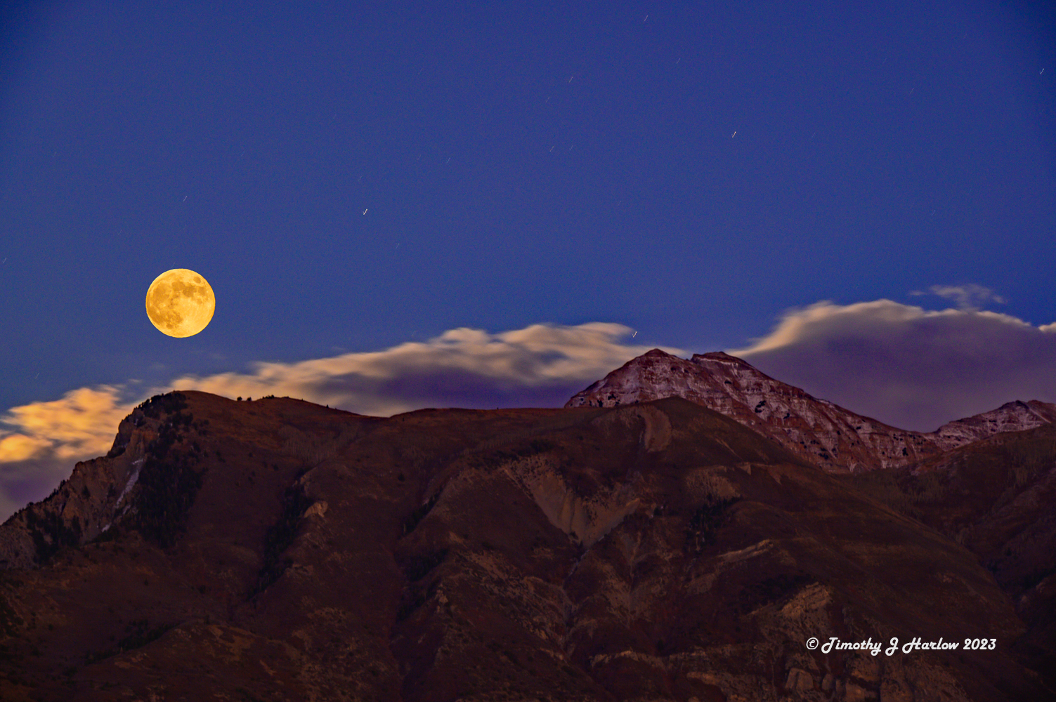Moonrise over Mt. Timpanogos – Tim's Viewpoints & Visuals